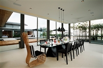 Dining area stunning view
